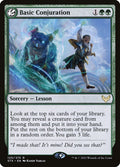Basic Conjuration – Rare Magic: The Gathering card from Strixhaven: School of Mages Promos (#120p)