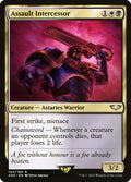 Assault Intercessor – Rare Magic: The Gathering card from Warhammer 40,000 Commander (#104)