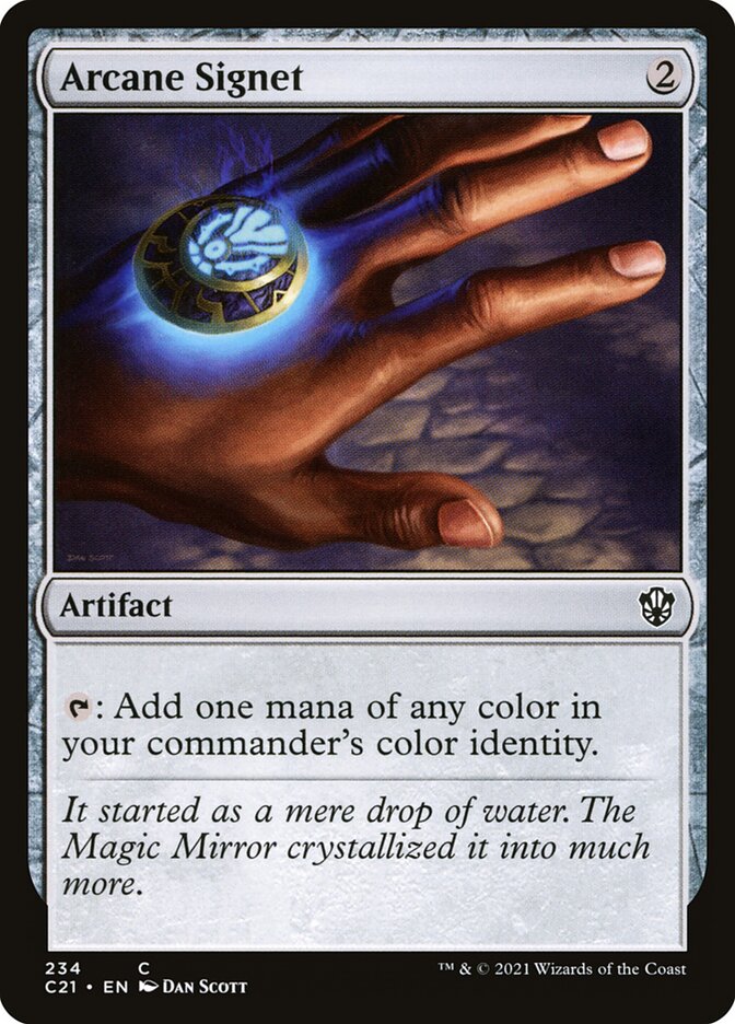 Arcane Signet – Common Magic: The Gathering card from Commander 2021 (#234)