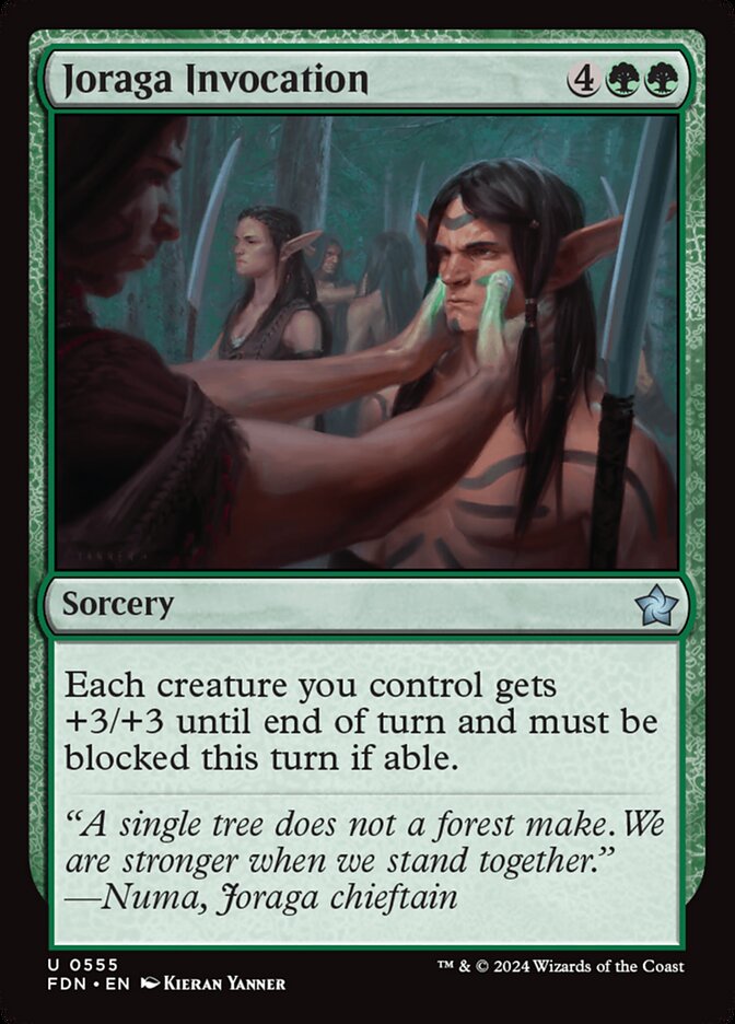 Joraga Invocation – Uncommon Magic: The Gathering card from Foundations (#555)