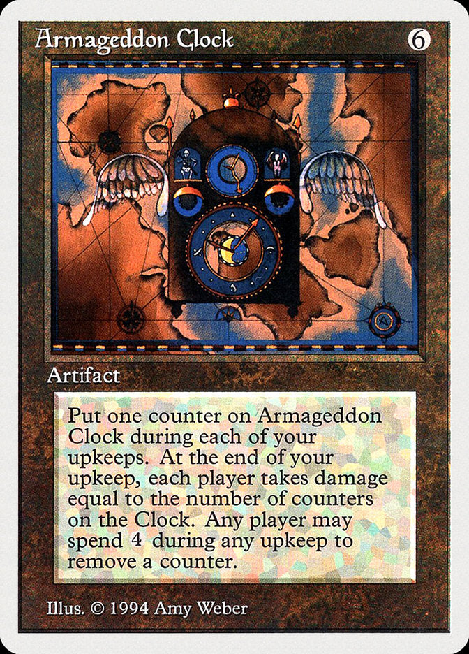 Armageddon Clock – Rare Magic: The Gathering card from Summer Magic / Edgar (#234)