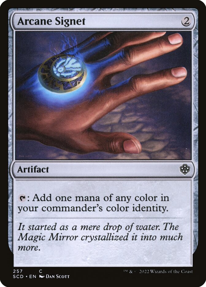 Arcane Signet – Common Magic: The Gathering card from Starter Commander Decks (#257)