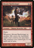 Akoum Battlesinger – Common Magic: The Gathering card from Worldwake (#71)
