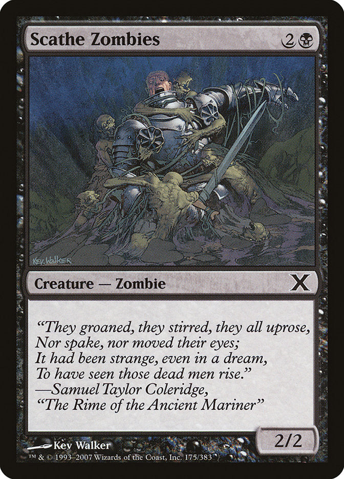 Scathe Zombies – Common Magic: The Gathering card from Tenth Edition (#175)