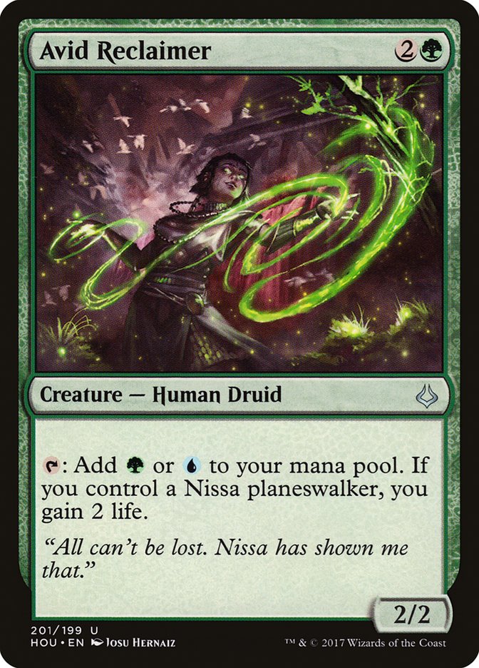 Avid Reclaimer – Uncommon Magic: The Gathering card from Hour of Devastation (#201)
