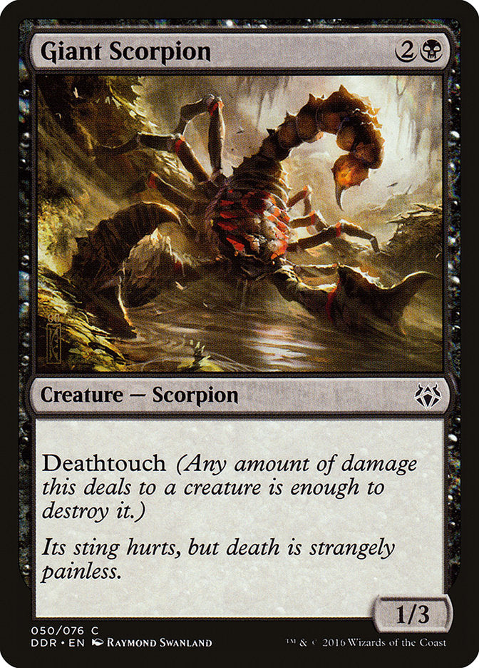 Giant Scorpion – Common Magic: The Gathering card from Duel Decks: Nissa vs. Ob Nixilis (#50)