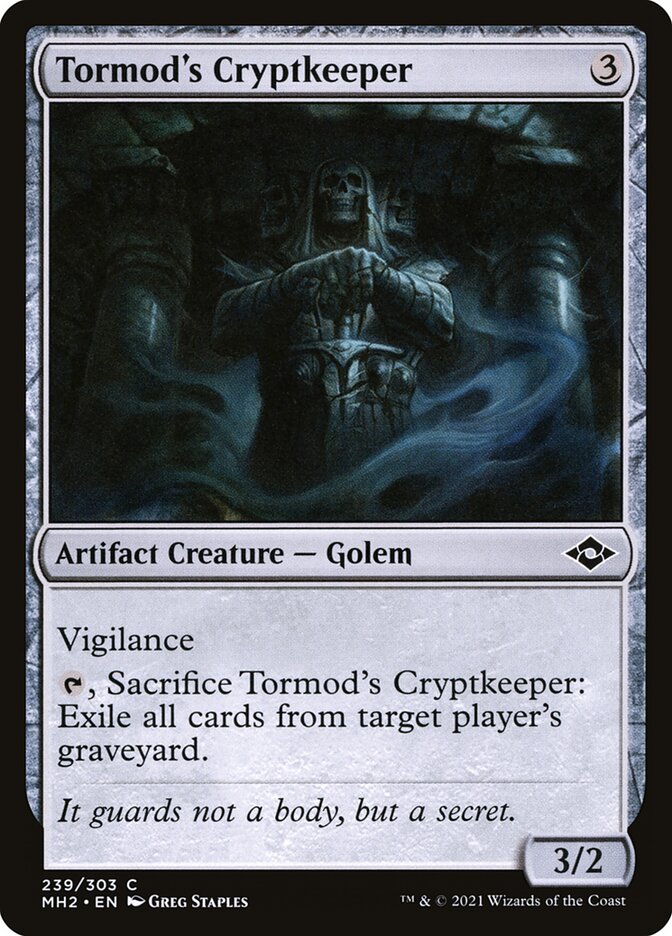 Tormod's Cryptkeeper – Common Magic: The Gathering card from Modern Horizons 2 (#239)