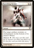 Banishing Stroke – Uncommon Magic: The Gathering card from The List (#AVR-7)