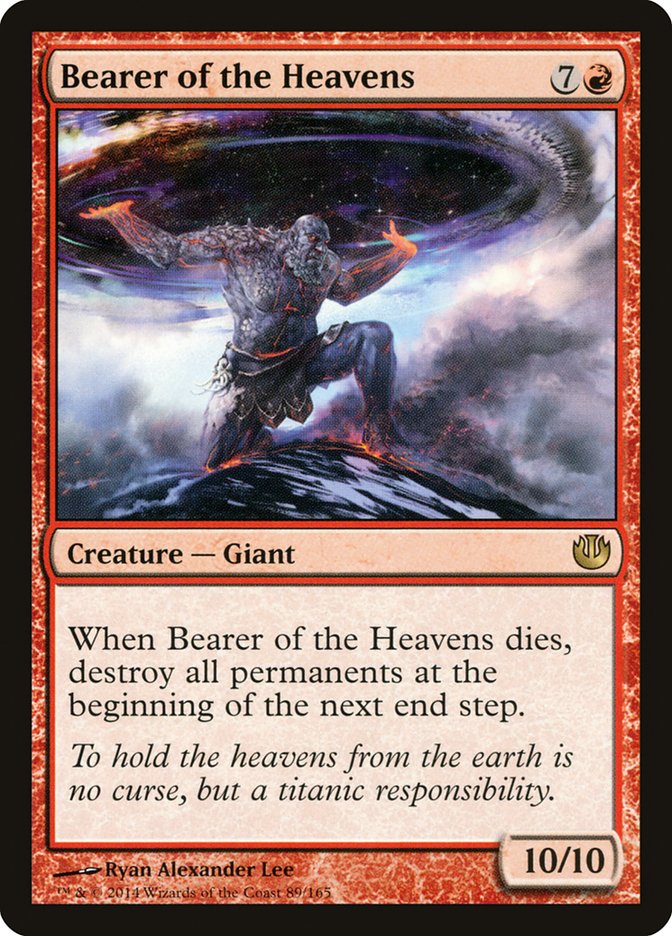 Bearer of the Heavens – Rare Magic: The Gathering card from Journey into Nyx (#89)