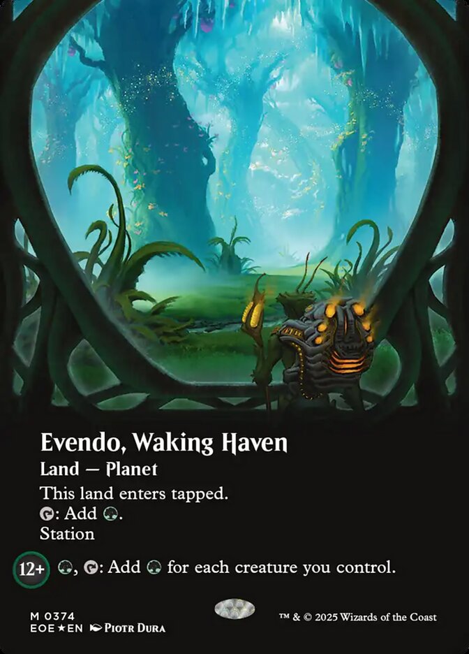 Evendo, Waking Haven – Mythic Magic: The Gathering card from Edge of Eternities (#374)