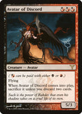 Avatar of Discord – Rare Magic: The Gathering card from Dissension (#140)