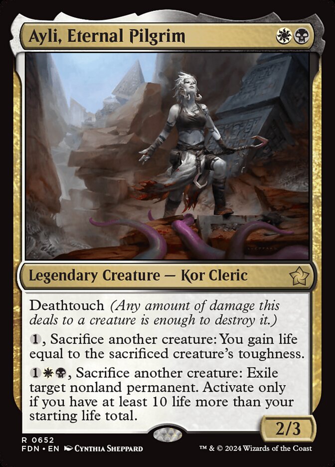 Ayli, Eternal Pilgrim – Rare Magic: The Gathering card from Foundations (#652)