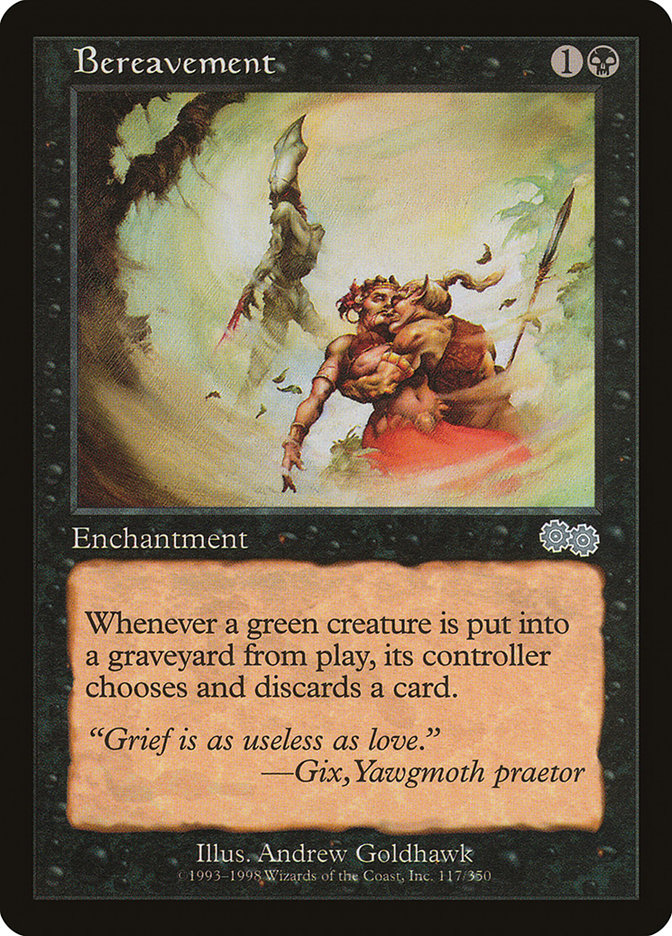 Bereavement – Uncommon Magic: The Gathering card from Urza's Saga (#117)