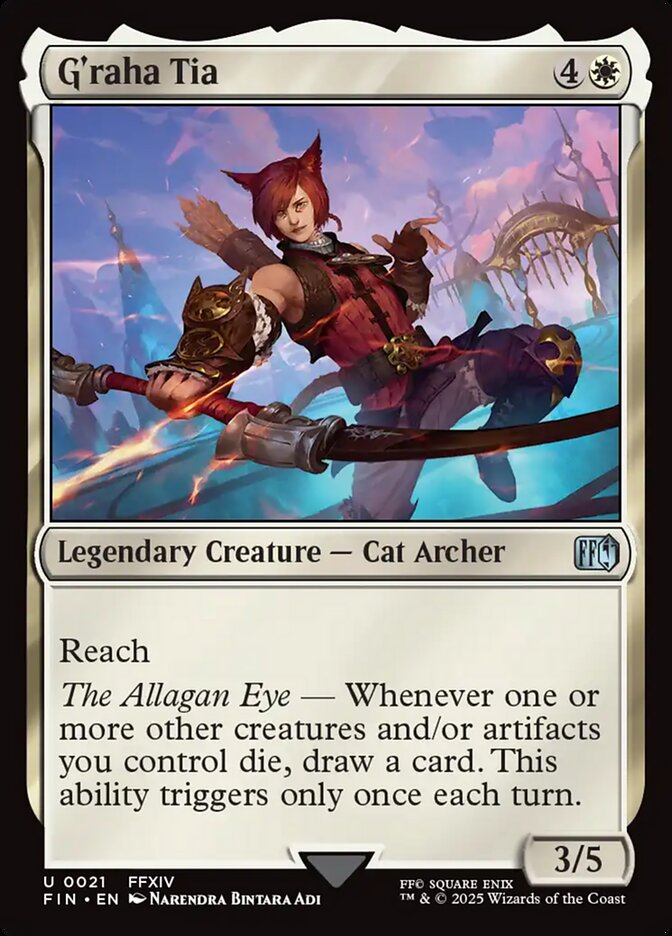 G'raha Tia – Uncommon Magic: The Gathering card from Final Fantasy (#21)