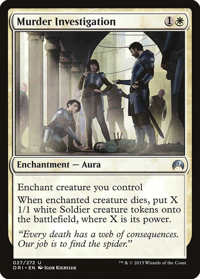 Murder Investigation – Uncommon Magic: The Gathering card from Magic Origins (#27)