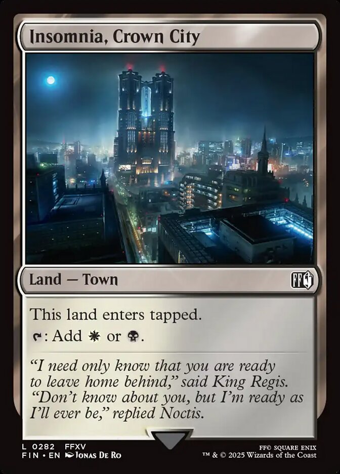 Insomnia, Crown City – Common Magic: The Gathering card from Final Fantasy (#282)