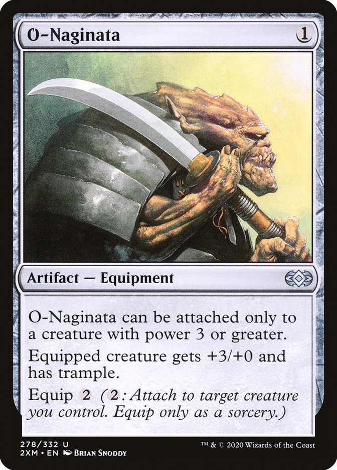 O-Naginata – Uncommon Magic: The Gathering card from Double Masters (#278)