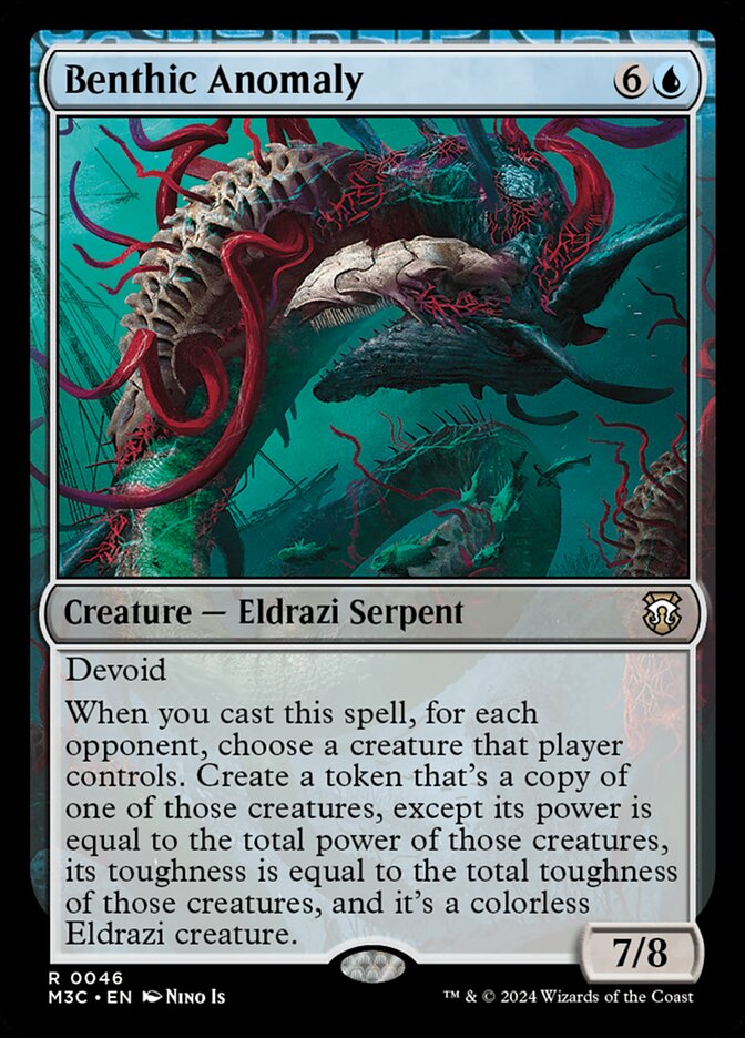 Benthic Anomaly – Rare Magic: The Gathering card from Modern Horizons 3 Commander (#46)
