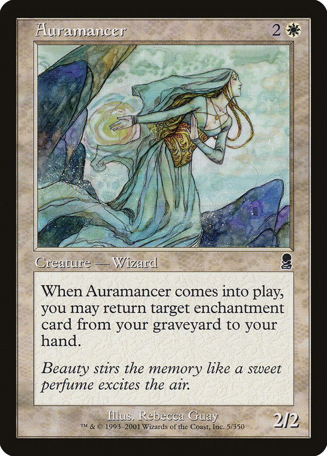 Auramancer – Common Magic: The Gathering card from Odyssey (#5)
