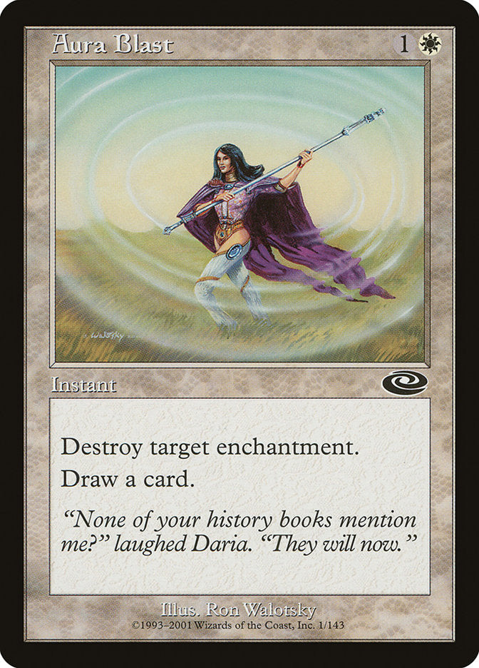 Aura Blast – Common Magic: The Gathering card from Planeshift (#1)