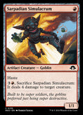 Sarpadian Simulacrum – Common Magic: The Gathering card from Modern Horizons 3 (#135)