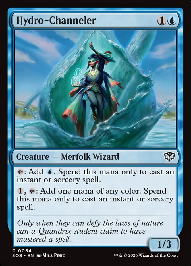 Hydro-Channeler – Common Magic: The Gathering card from Secrets of Strixhaven (#54)