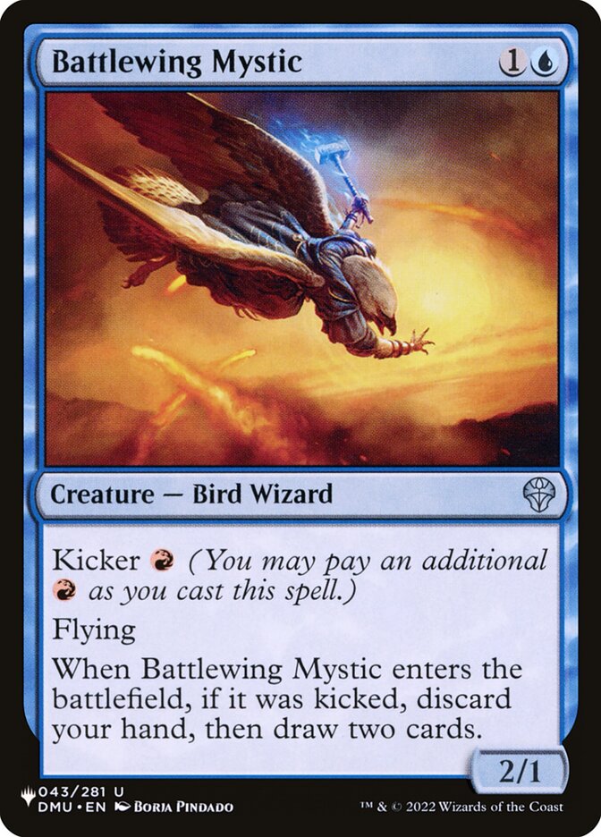 Battlewing Mystic – Uncommon Magic: The Gathering card from The List (#DMU-43)