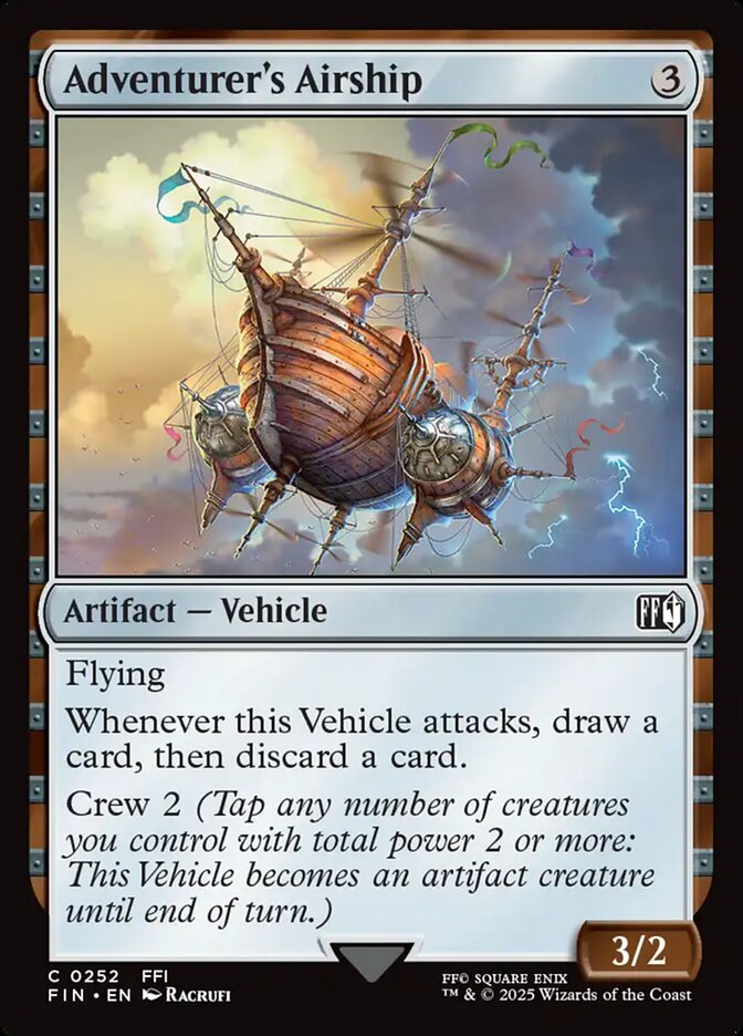 Adventurer's Airship – Common Magic: The Gathering card from Final Fantasy (#252)