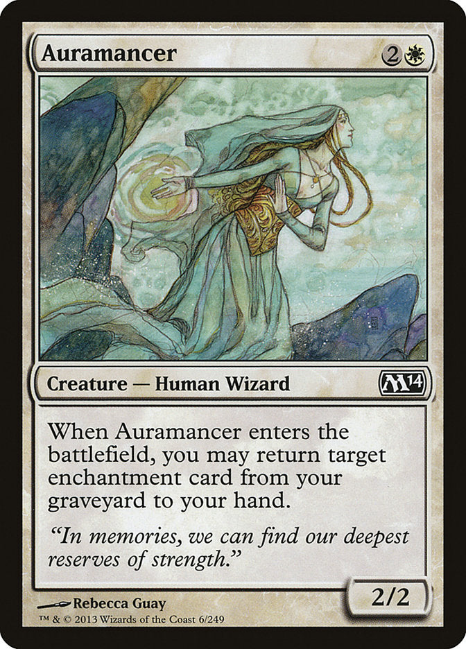 Auramancer – Common Magic: The Gathering card from Magic 2014 (#6)
