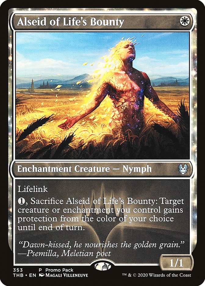 Alseid of Life's Bounty – Uncommon Magic: The Gathering card from Theros Beyond Death (#353)