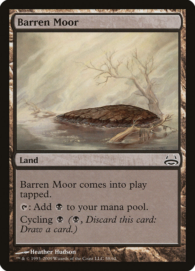 Barren Moor – Common Magic: The Gathering card from Duel Decks: Divine vs. Demonic (#58)