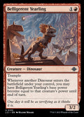 Belligerent Yearling – Uncommon Magic: The Gathering card from The Lost Caverns of Ixalan (#133)