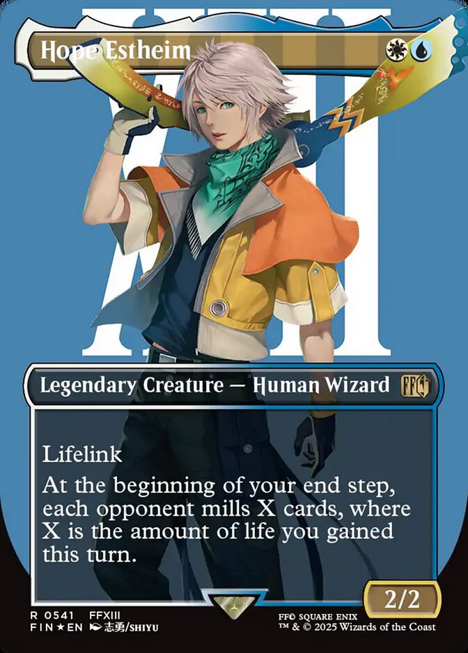 Hope Estheim – Rare Magic: The Gathering card from Final Fantasy (#541)