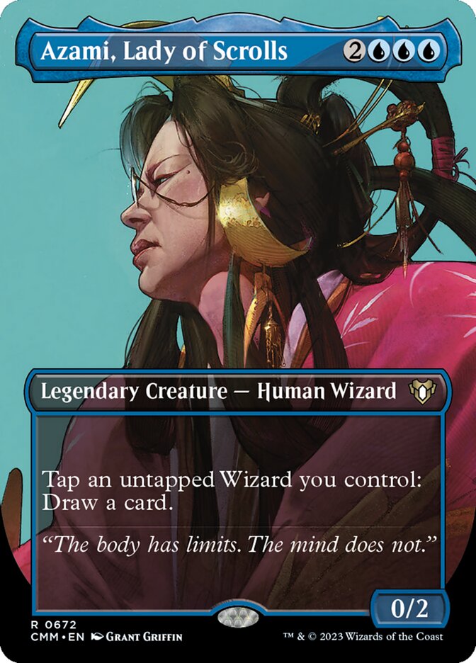 Azami, Lady of Scrolls – Rare Magic: The Gathering card from Commander Masters (#672)
