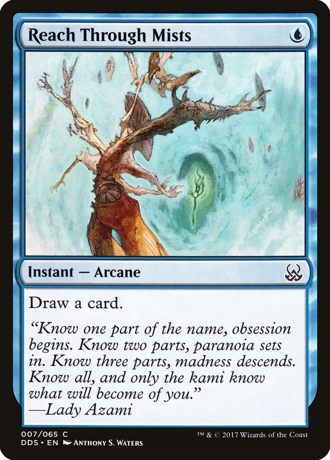 Reach Through Mists – Common Magic: The Gathering card from Duel Decks: Mind vs. Might (#7)