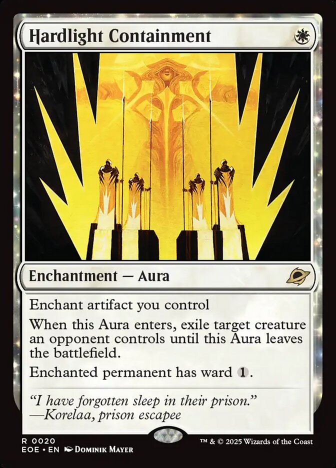 Hardlight Containment – Rare Magic: The Gathering card from Edge of Eternities (#20)