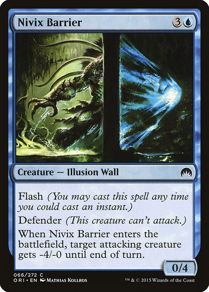 Nivix Barrier – Common Magic: The Gathering card from Magic Origins (#66)