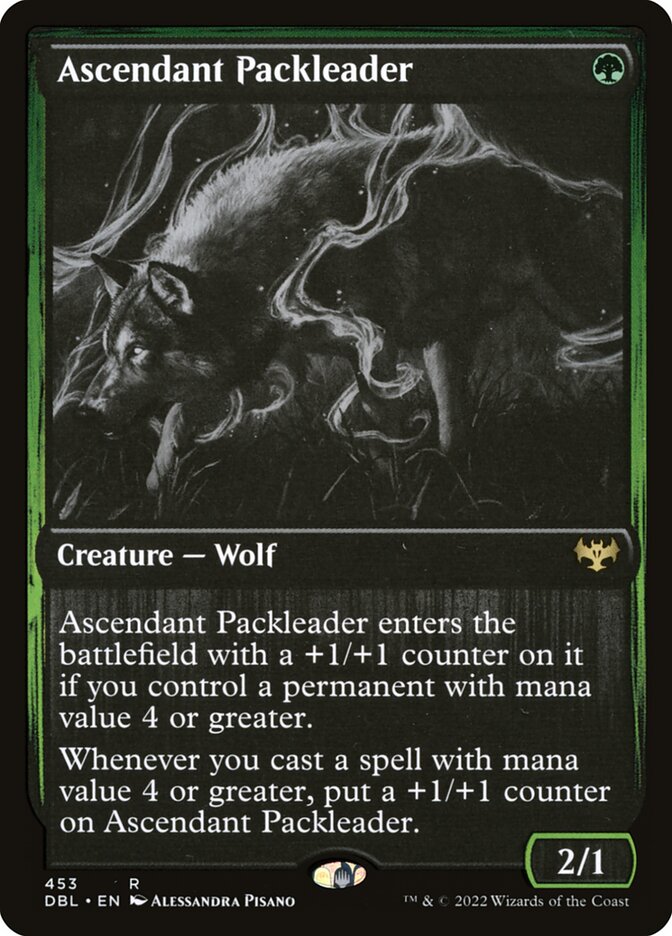 Ascendant Packleader – Rare Magic: The Gathering card from Innistrad: Double Feature (#453)