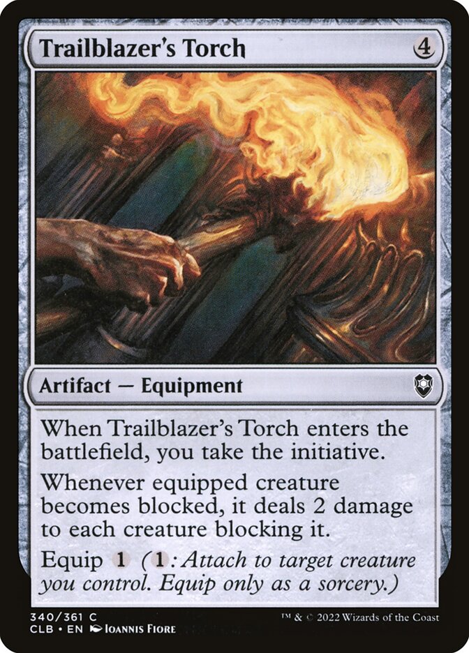 Trailblazer's Torch – Common Magic: The Gathering card from Commander Legends: Battle for Baldur's Gate (#340)