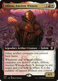 Alibou, Ancient Witness – Mythic Magic: The Gathering card from Commander 2021 (#334)