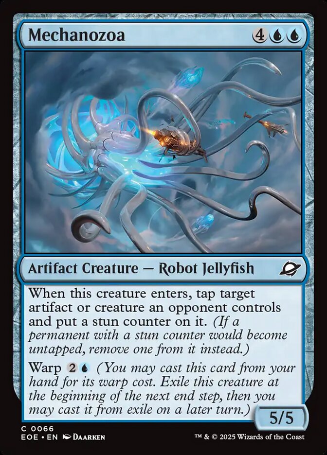 Mechanozoa – Common Magic: The Gathering card from Edge of Eternities (#66)