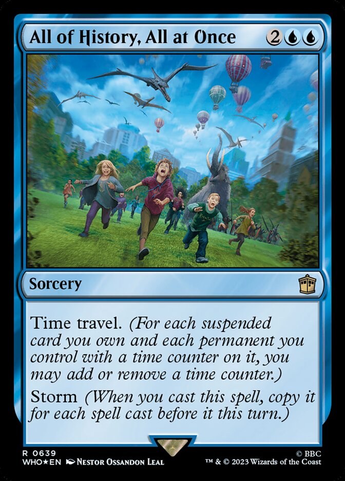 All of History, All at Once – Rare Magic: The Gathering card from Doctor Who (#639)
