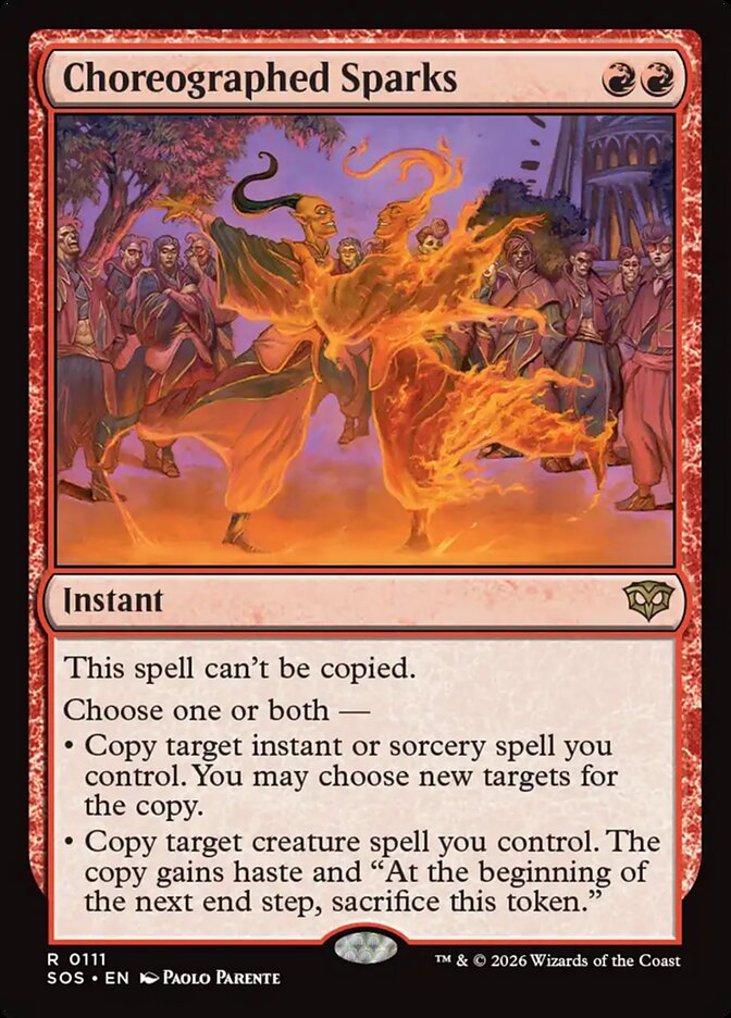 Choreographed Sparks (SOS 111)