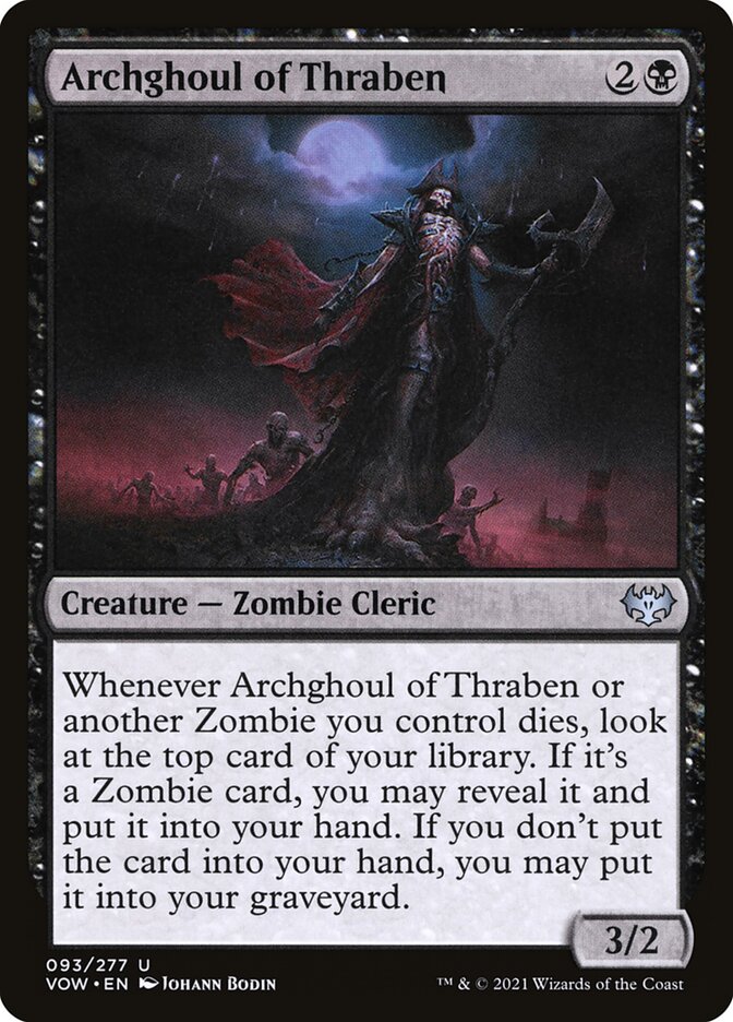 Archghoul of Thraben – Uncommon Magic: The Gathering card from Innistrad: Crimson Vow (#93)