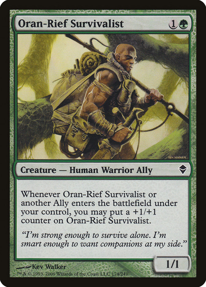 Oran-Rief Survivalist – Common Magic: The Gathering card from Zendikar (#174)