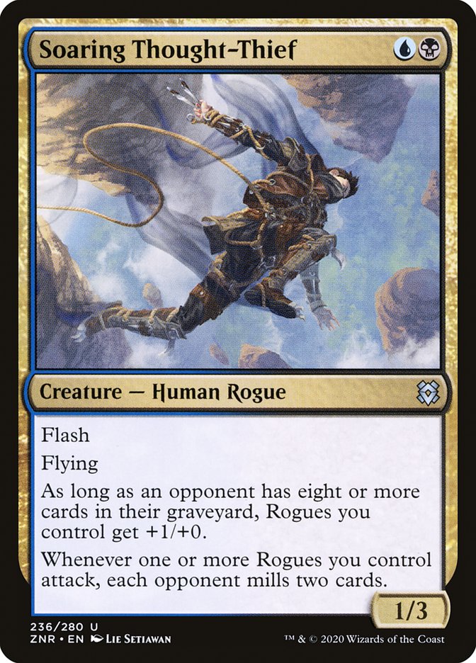 Soaring Thought-Thief – Uncommon Magic: The Gathering card from Zendikar Rising (#236)
