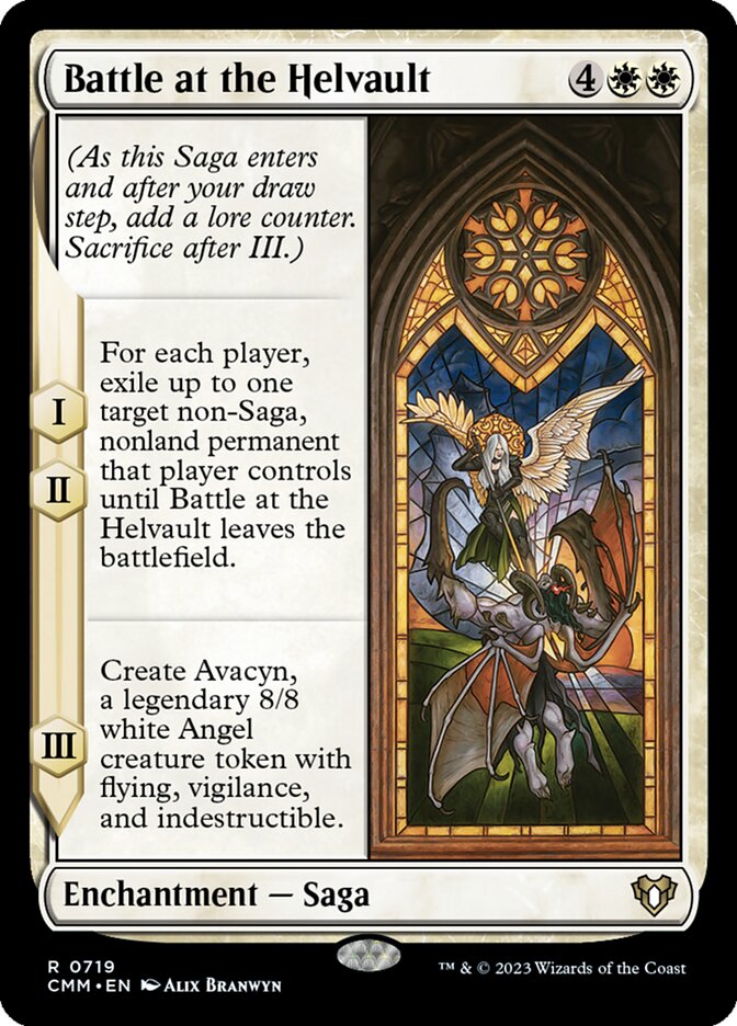 Battle at the Helvault – Rare Magic: The Gathering card from Commander Masters (#719)