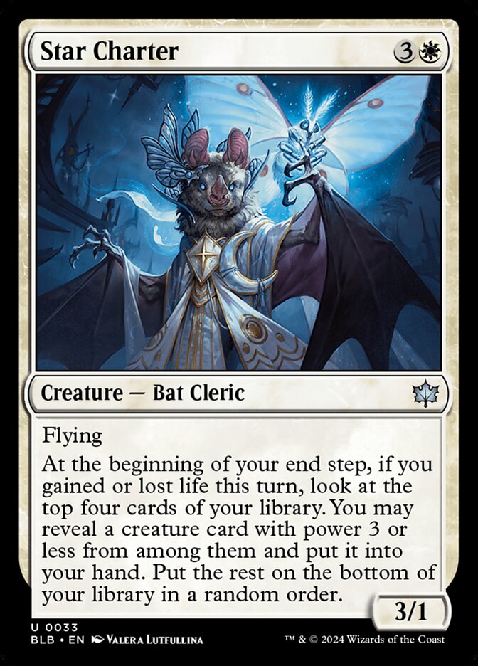 Star Charter – Uncommon Magic: The Gathering card from Bloomburrow (#33)