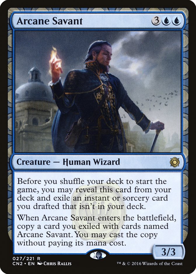Arcane Savant – Rare Magic: The Gathering card from Conspiracy: Take the Crown (#27)