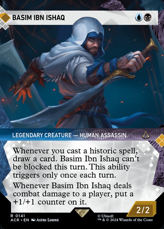 Basim Ibn Ishaq – Rare Magic: The Gathering card from Assassin's Creed (#141)